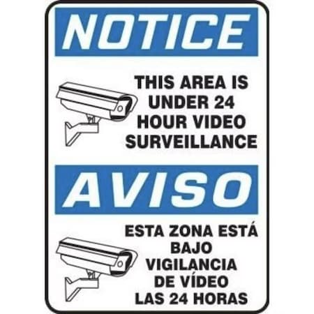 Accuform BILINGUAL OSHA NOTICE Safety Sign THIS SBMASE807VA